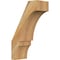 Ekena Millwork 6"W x 12"D x 20"H Balboa Rough Sawn Knee Brace, Western Red Cedar BRC06X12X20BOA00RWR - alternate 1